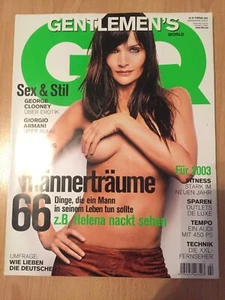 🌸🌸  GQ Gentlemen's World 2/2003  HELENA CHRISTENSEN, Steve McQueen TOP - Bild 1 von 1