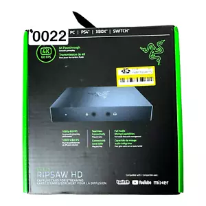 Razer Ripsaw HD Black RZ20-02850100-R3U1 PC/PS4/Xbox/Switch Capture Card - Zdjęcie 1 z 6