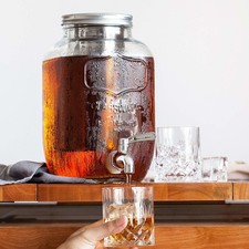 1 Gal Cold Brew Coffee Maker Iced Tea Maker Infuser System Mason Jar Dispenser