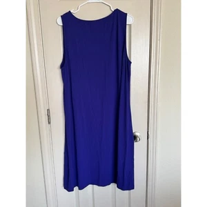 New Eileen Fisher Ballet Neck Shift Dress Viscose Jersey Knit XL/TG. L1 - Picture 1 of 5