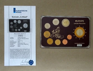 Kurssatz Lettland, Probemünzen mit Sondermünze *Nr. 1 - Bild 1 von 2