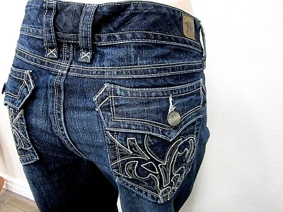 MINT Madison M Denims Womens  Jeans Wider Leg Dark Size 15/16 x 29L - Image 1 of 4