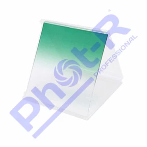 Phot-R 84mm Gradual Green Colour Conversion Square/Rectangle Lens Filter - Picture 1 of 1