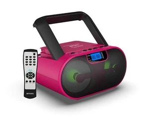 CD Player Boombox Portable Radio AM/FM Boombox Bluetooth MP3 CD USB mSD Aux H... - Picture 1 of 6