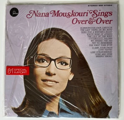 Nana Mouskouri Sings Over & Over 1969 Fontana/Polygram Lp New Sealed - Image 1 of 2