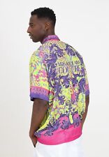 VERSACE JEANS COUTURE Camicie Uomo  CASUAL Camicia da uomo multicolor stampa ast
