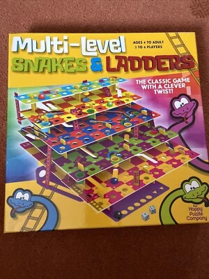 Happy Puzzle Company Multi-Level Snakes & Ladders Board Game Complete - Image 1 of 3