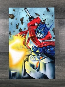 Impresión artística Transformers Optimus Prime vs Megatron 11x17 exclusiva de convención - Imagen 1 de 1