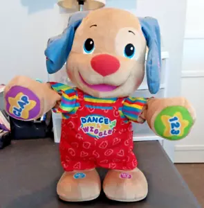 Fisher Price Dance & Wiggle Interactive Puppy Baby Toddler Learning Plush Toy - Picture 1 of 8