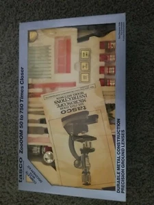Vintage TASCO MICROSCOPE 9877/9878 Unused 50x-750x w/Discovery Kit NOS - Picture 1 of 5