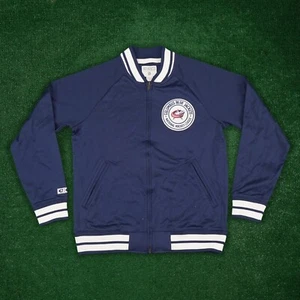 Columbus Blue Jackets NHL CCM Navy Men's Team Logo Jacket - Picture 1 of 3