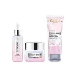L'Oréal Paris Brightening Serum 15ml, Cream 15ml & Foam Face Wash 100ml Set - Picture 1 of 16