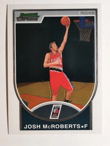 2007-08 Bowman Chrome #141 Josh McRoberts RC - Picture 1 of 2