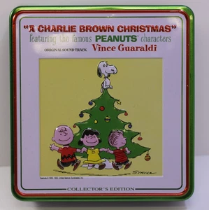 "A Charlie Brown Christmas" Edición Coleccionista Lata y 3 CD Personajes de Cacahuetes - Imagen 1 de 15