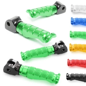 Estriberas R-FIGHT delanteras traseras CNC verdes para Ninja ZX-25R 21 22 23 24 - Imagen 1 de 6