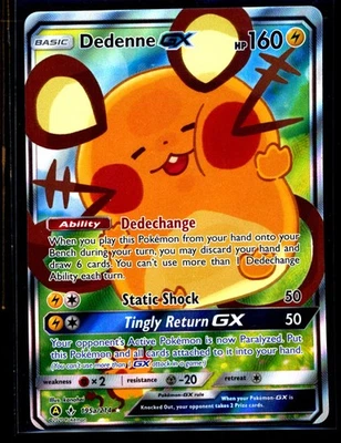 Dedenne GX 195a/214 Unbroken Bonds Alternate Art Promo TCG Pokemon NM 1001#270 - Image 1 of 2