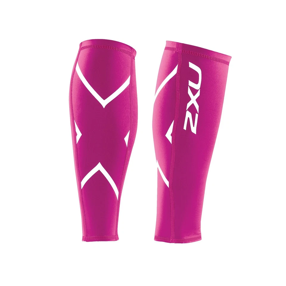 Protector de pantorrilla de compresión 2XU - SS17 pequeño rosa intenso/rosa intenso Foto 1 de 4