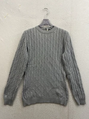 Salvatore Ferragamo Sweater Women’s Small Gray Cashmere Quiet Luxury Knit Italy - Image 1 of 4