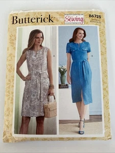 Butterick B6725 Misses Sheath Dress with Matching Belt Womans Uncut Pattern - Picture 1 of 9