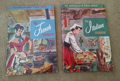 Culinary Arts Institute ~ The French & Italian Cookbooks  World Renowned 1955 Foto 1 de 4