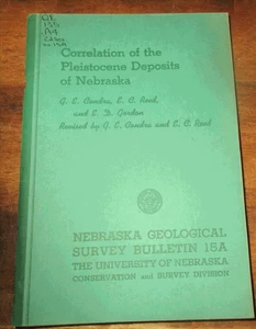 GEOLOGY PALEONTOLOGY NEBRASKA PLEISTOCENE ICE AGE DEPOSITS MORAINES TILLS LOESS - Picture 1 of 1