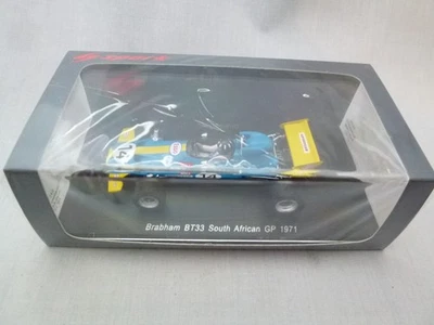 Spark 1:43 F1 Brabham BT33 #14 Graham Hill South African GP 1971 S4338 Diecast - Image 1 of 4