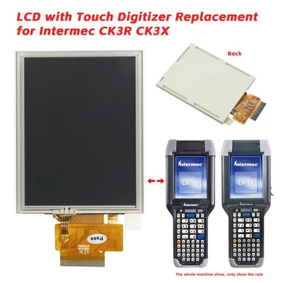 Tela LCD com painel digitalizador tela sensível ao toque para Intermec CK3X CK3R NOVO EUA - Imagem 1 de 4