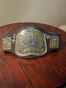 Rey Mysterio und Rob Van Dam handsignierter Wrestlinggürtel. Kein COA Siehe Bilder - Bild 1 von 6