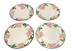 Franciscan Desert Rose 10 1/2" Essteller Made in USA 4er Set Vintage - Bild 1 von 5