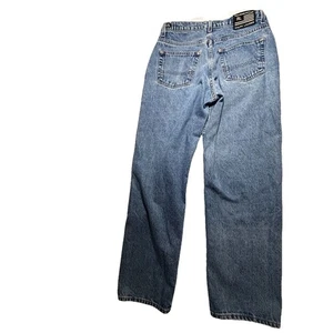 Vintage Ralph Lauren Polo Jeans Herren 31x32 Blau Denim Baggy Loose Fit 67 Grunge - Bild 1 von 14