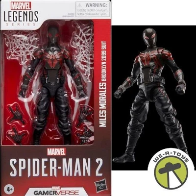 Marvel Legends Gamerverse Miles Morales Brooklyn 2099 Suit SpiderMan Figure - Image 1 of 4