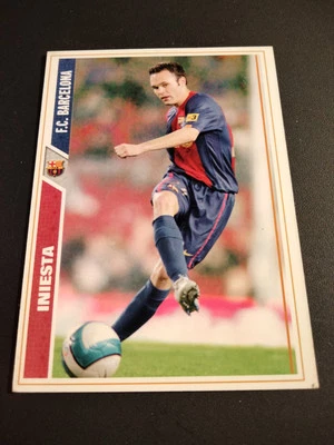 INIESTA #43 FC BARCELONA FICHAS LIGA 2007/08 MUNDICROMO  - Imagen 1 de 2