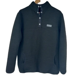 Chaqueta Pullover Simply Southern Para Mujer Talla XL Negra Gruesa Acanalada Preppy Usada en Excelente Condición - Imagen 1 de 9
