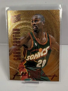 1996-97 Fleer Ultra Full Court Trap GOLD Embossed Gary Payton #2 - Rare - Picture 1 of 2
