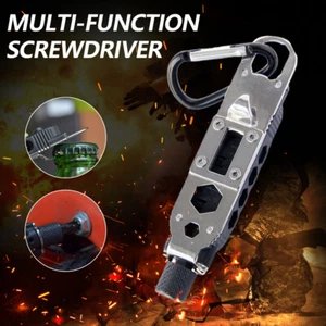 Mini EDC Outdoor Camping Survival Folding Screwdriver Pliers Pocket Knife Tool - Picture 1 of 23