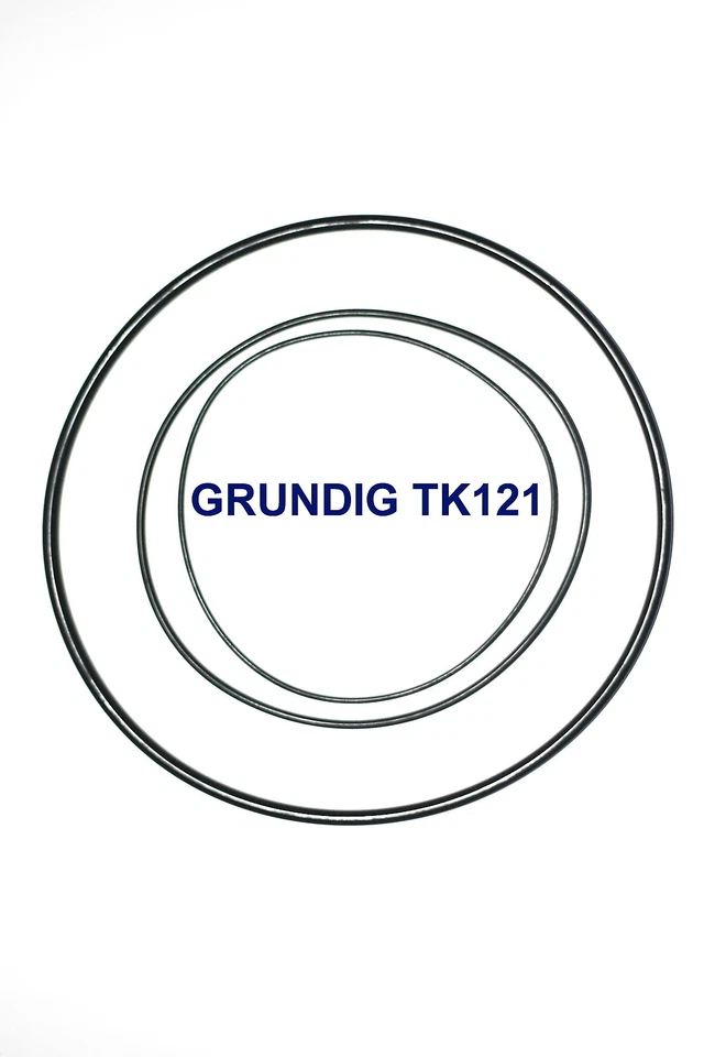 COURROIES SET GRUNDIG TK121 MAGNETOPHONE A BANDE EXTRA FORT NEUF FABRIQUE TK 121