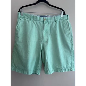 Peter Millar Golfshorts Flatfront Freizeit Mintgrün Baumwolle Herren Größe 36 - Bild 1 von 3