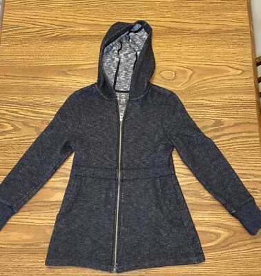 Chaqueta suéter gris con capucha REI para mujer mezcla de lana capucha cremallera completa talla pequeña Foto 1 de 4