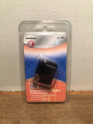 Radio Shack Swivel Angle USB Adapter Bends Rotates for Confined, Small Spaces! - Image 1 of 2