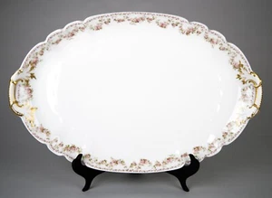 Ch. Field Haviland Schleiger 195-5 Large Oval Serving Platter 19" GDA Limoges - Bild 1 von 4