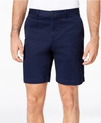 New Mens Lacoste Regular Fit Navy Cotton Gabardine Bermuda Shorts 40 - Image 1 of 3