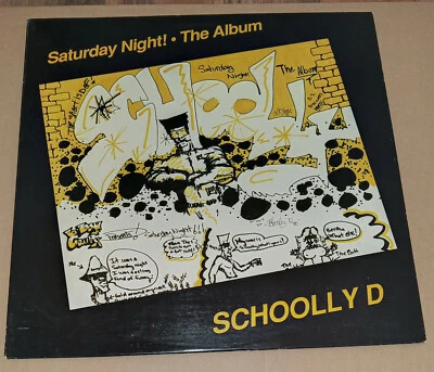 SCHOOLLY D Saturday Night - The Album LP 1986 US Schoolly D Rec. Original - Bild 1 von 4
