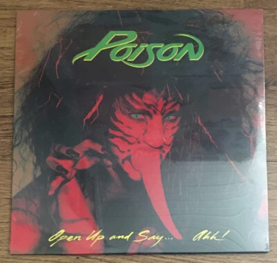 Poison  Lp SEALED Open Up And Say... 2018 New Colour Vinyl - Image 1 of 2