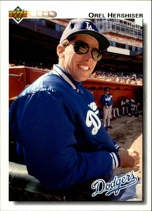 Orel Hershiser 1992 Upper Deck MLB #261 Baseball Card Los Angeles Dodgers - Picture 1 of 2