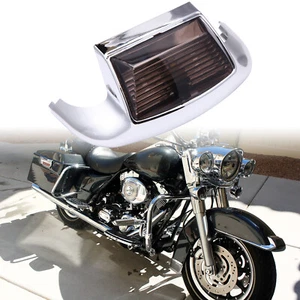 Front Fender Tip LED Light For Harley Touring Road King Electra Glide Softail - Picture 1 of 14