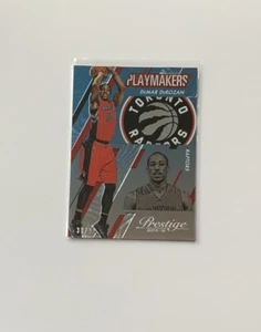 2015-16 Panini Prestige #17 DeMar DeRozan Playmakers Light Blue /99 - Picture 1 of 3