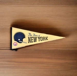 The Titans of New York Pennant NFL NY Jets Pennant Banner Wool Felt - Picture 1 of 5