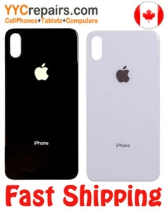 Vitre arrière cache lentille batterie iPhone X 10 boîtier porte arrière adhésif de remplacement - Photo 1 sur 1