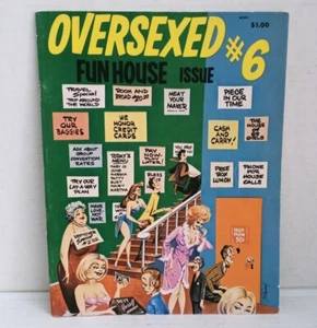 Oversexed Number 6 Funhouse Acme Books Heath Knowledge Spring 1970 Nude Cartoon - Bild 1 von 7