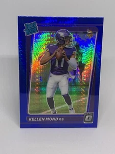 2021 Donruss Optic Rated Rookie Blue Hyper Kellen Mond RC 221 - Picture 1 of 2